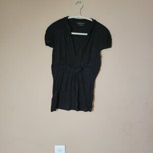 Solid Black BCBG MaxAzria Blouse